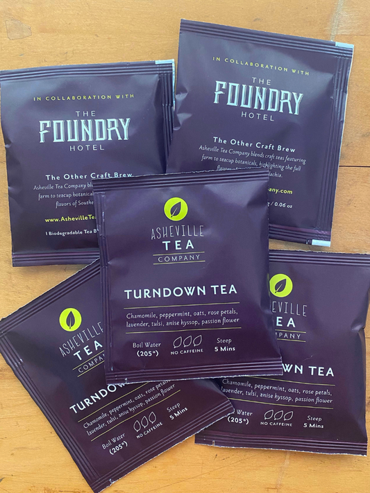 Turndown Tea - Bulk: 50 Wrapped Tea Bags