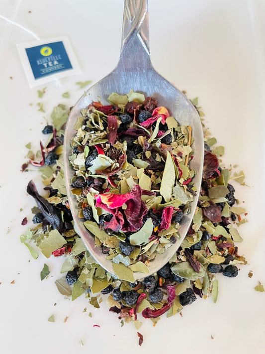 Elderberry Yaupon - Bulk: One Pound Loose Leaf